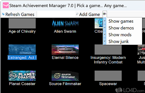 Steam Achievement Manager Screenshot