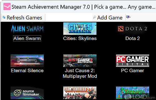 Track your game achievements - Screenshot of Steam Achievement Manager