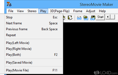 Stereo Movie Maker screenshot