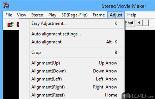 Stereo Movie Maker screenshot