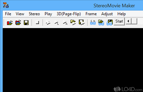 Stereo movie editor and stereo movie player - Screenshot of Stereo Movie Maker