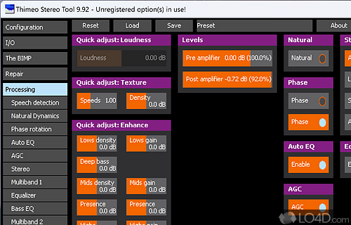 Powerful solution for all music enthusiasts who want to manipulate sound, enhance their audio recordings - Screenshot of Stereo Tool