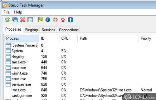 SterJo Task Manager Screenshot