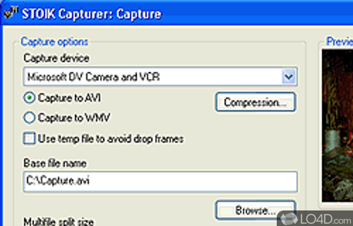 Screenshot of STOIK Capturer - Simple setup and GUI