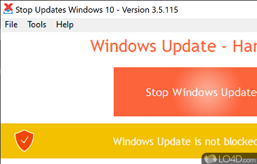 Prevent Windows 10 from forcefully updating itself, without permission, thanks to this app - Screenshot of StopUpdates10