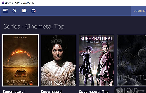 Keep track of favorite movies and stream content over the Internet - Screenshot of Stremio