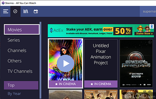 Discover, watch, and organize any video content - Screenshot of Stremio