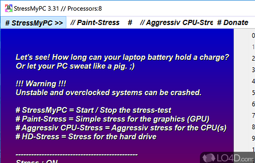 StressMyPC screenshot