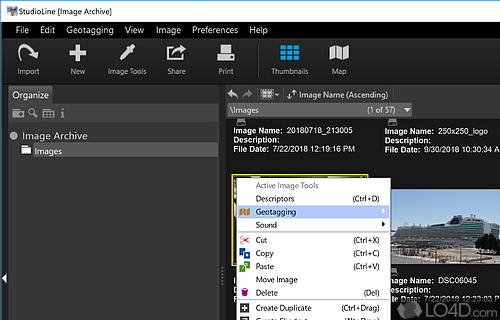 Not just a photo editor, but also a manager - Screenshot of StudioLine Photo Basic