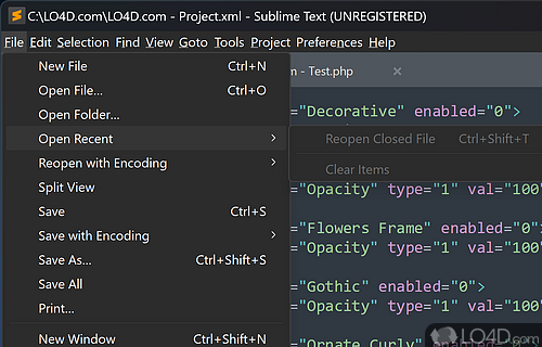 Getting started with a sleek code editor - Screenshot of Sublime Text