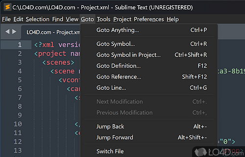 Code more easily with this free minimalist editor - Screenshot of Sublime Text