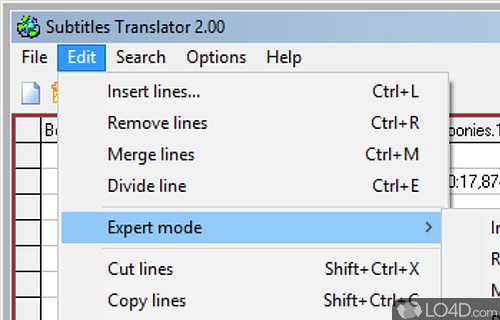 The advantages of being portable and GUI - Screenshot of Subtitles Translator