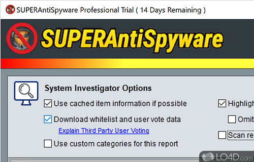 Adware - Screenshot of SUPERAntiSpyware Pro