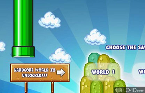 Screenshot of Super Mario Forever - Complex levels, classical music. Mario is acting