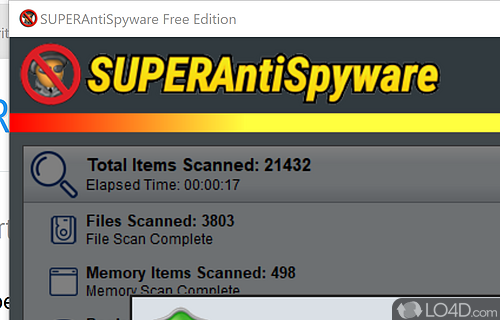 Remove all spyware for PC - Screenshot of SUPERAntiSpyware Free