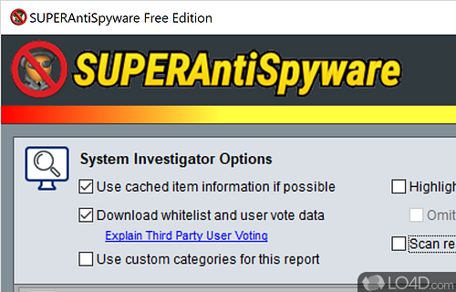 Adware - Screenshot of SUPERAntiSpyware Free