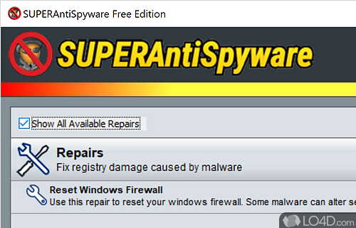 Real-time blocking of threats - Screenshot of SUPERAntiSpyware Free