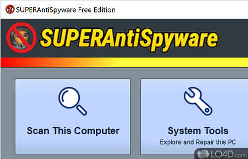 Protect removable devices from spyware - Screenshot of SUPERAntiSpyware Free