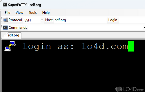 SuperPuTTY Screenshot