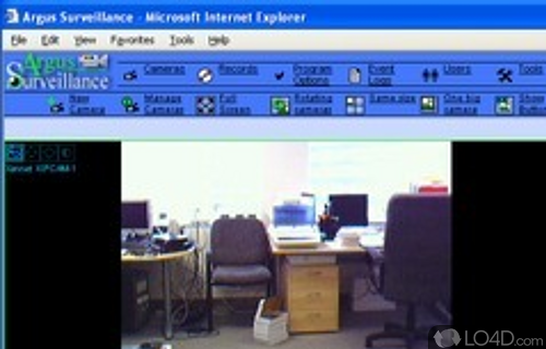 Surveillance Digital Video Recorder Screenshot