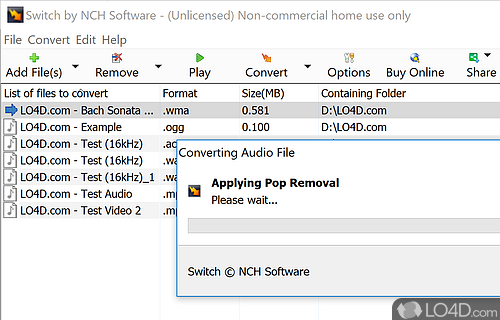 Switch Converter, Audio Converter