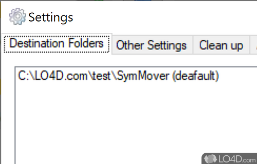 SymMover screenshot