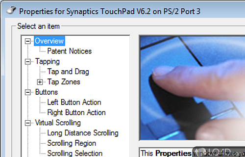 Synaptics Pointing Device Driver Screenshot