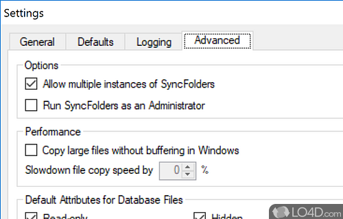 Synchronize or backup - Screenshot of SyncFolders