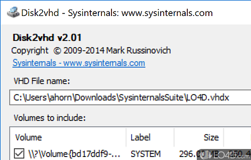 Single Suite of tools - Screenshot of Sysinternals Suite