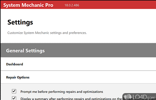 Protects Privacy - Screenshot of System Mechanic Professional