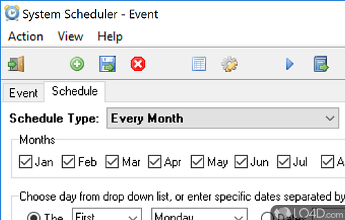 Multi-threading, snooze, and more - Screenshot of System Scheduler Free