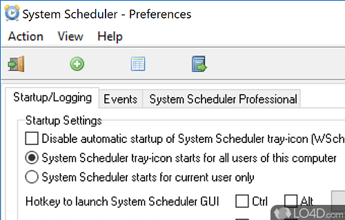 System Scheduler Free screenshot