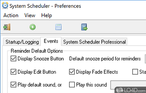 System Scheduler Free screenshot