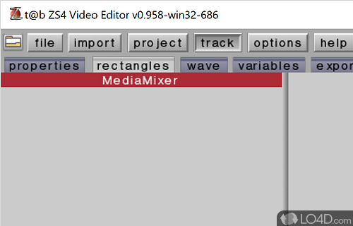 t@b ZS4 Video Editor for win32 Screenshot