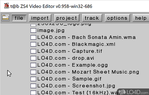 ZS4 Video Editor screenshot