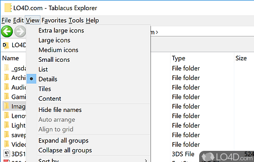 Install plugins - Screenshot of Tablacus Explorer