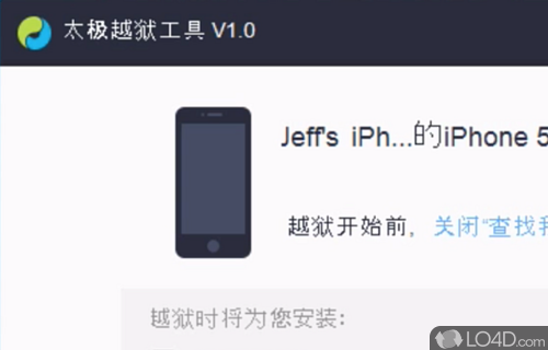 Screenshot of TaiG Jailbreak Tools - Is capable of quickly jailbreaking iOS devices, such as iPhone, iPad