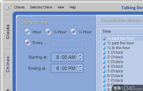 Talking Desktop Clock Screenshot