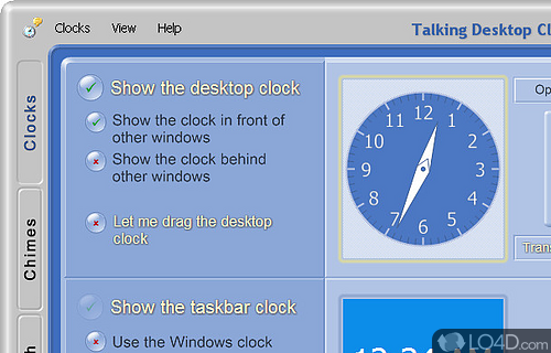 Talking Desktop Clock Screenshot