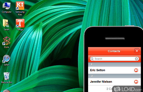 Screenshot of Tango - To stay connected with friends and family by making calls to other computers or phone numbers
