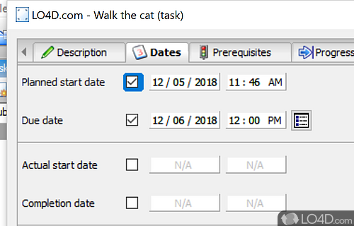 Outlook - Screenshot of Task Coach