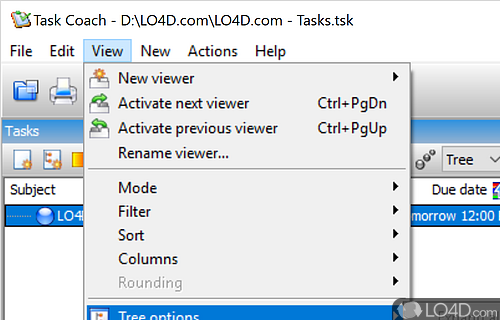 Task Coach screenshot