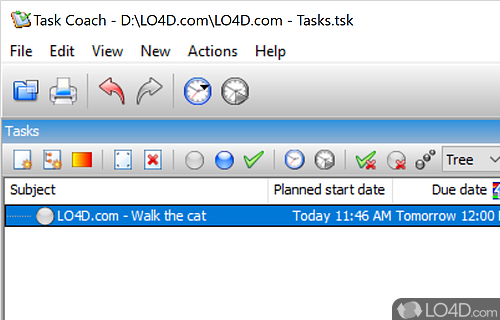 Task Coach Screenshot