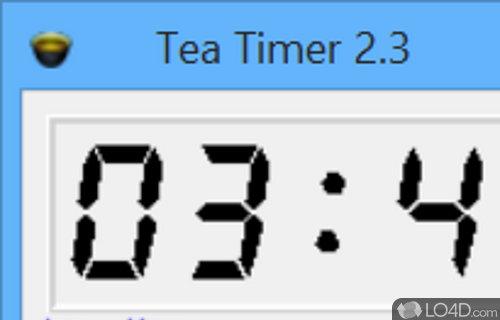 Minimalistic looks - Screenshot of Tea Timer