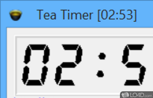 Program worth having when you need to use a countdown timer while preparing tea, with support for preset for sound notifications - Screenshot of Tea Timer