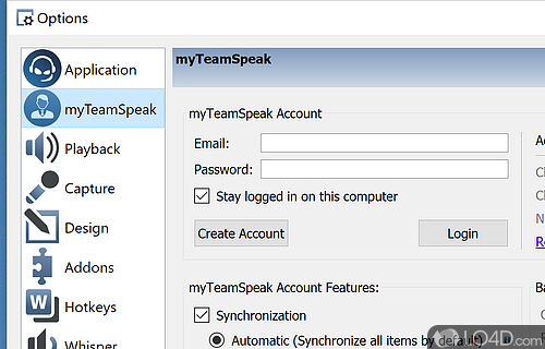 TeamSpeak Client screenshot