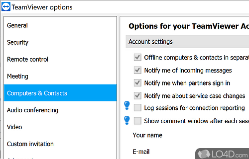 Desktop sharing - Screenshot of TeamViewer Portable