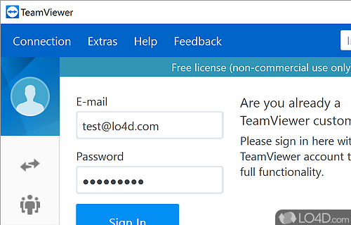 teamviewer portable remote using password