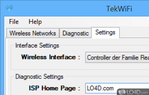 TekWiFi Screenshot