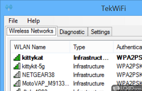 TekWiFi Screenshot